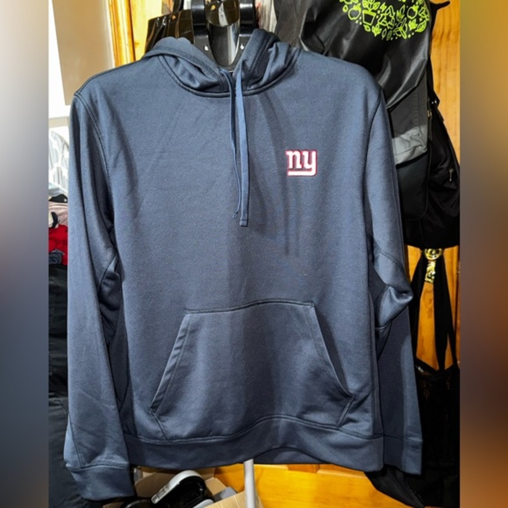 Dunbrooke I Men’s I Hoodie Red & White I NY Giants Patch